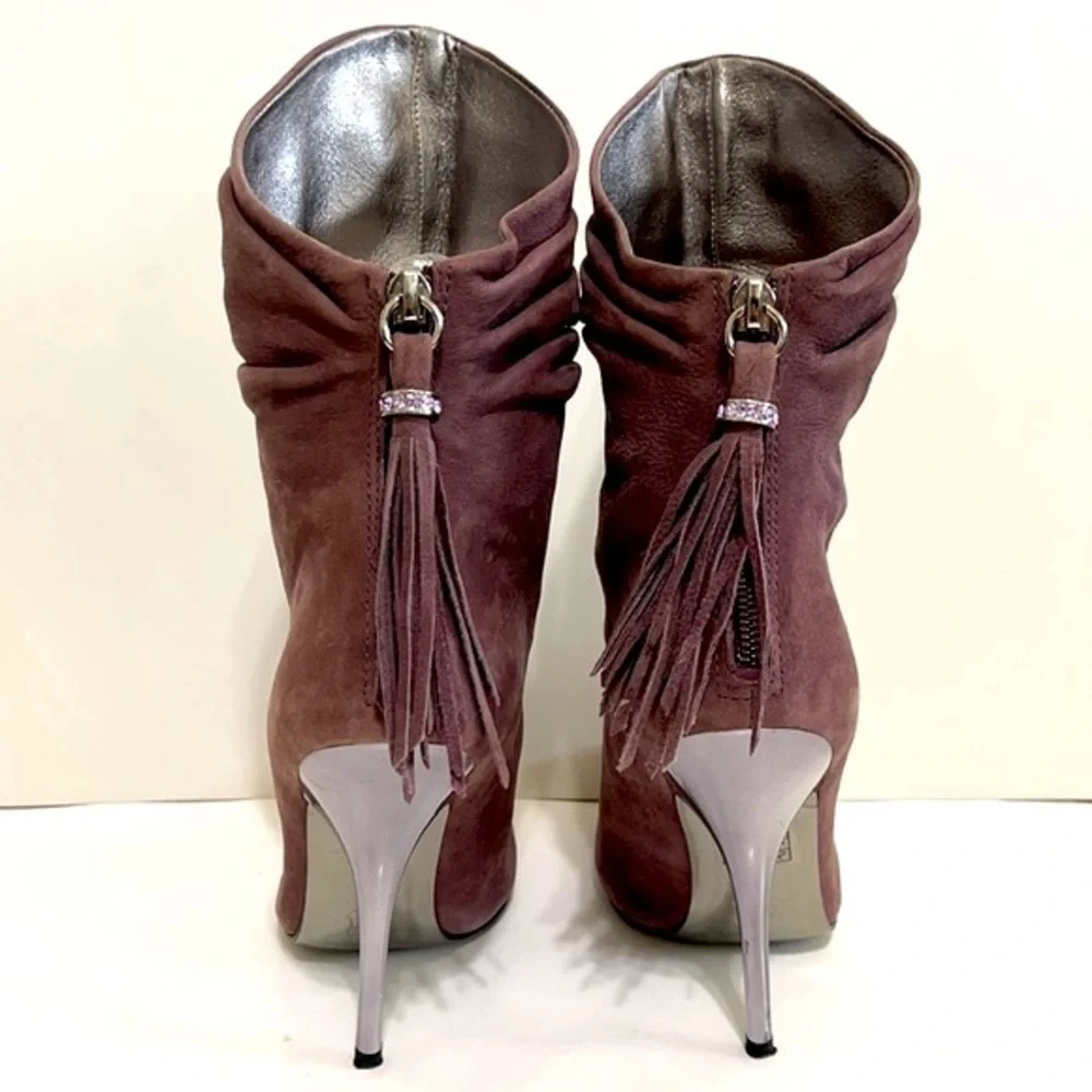 Marciano Guess Purple Suede Ankle Boots